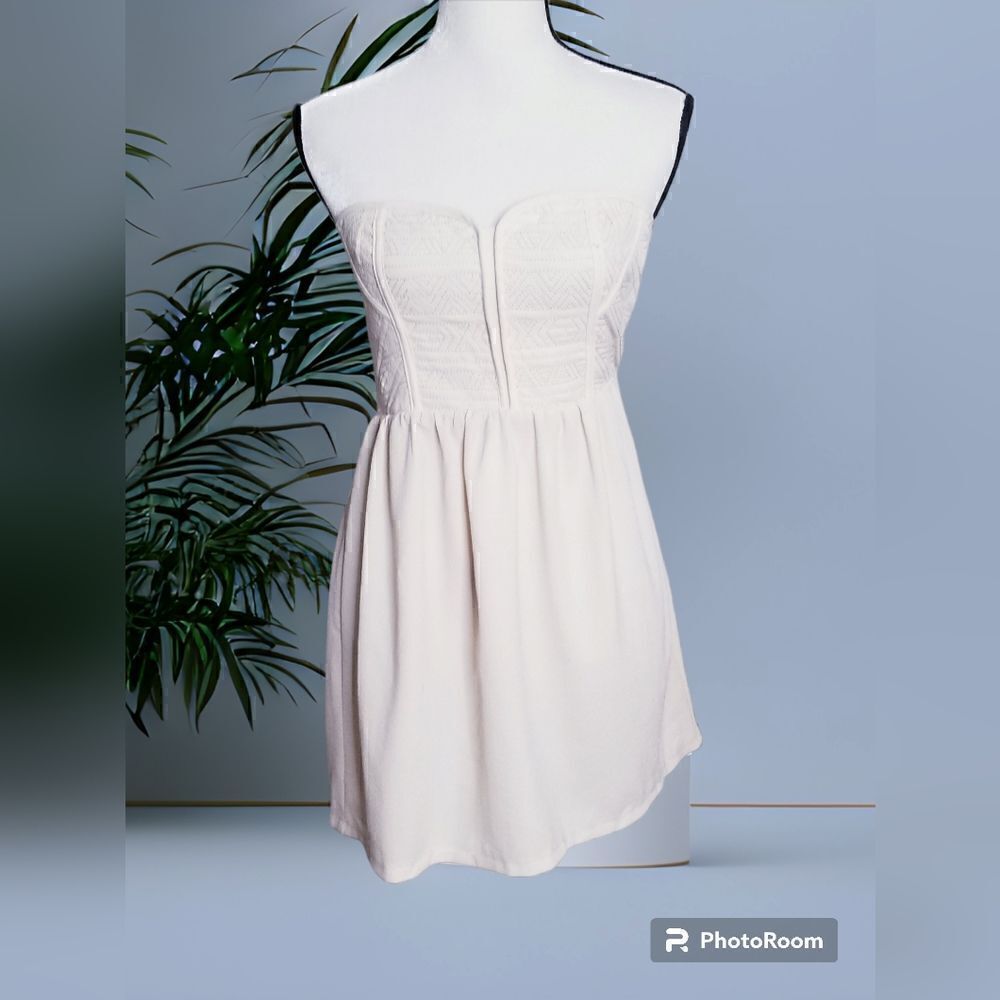 Urban outfitters Staring at Stars cream mini dress